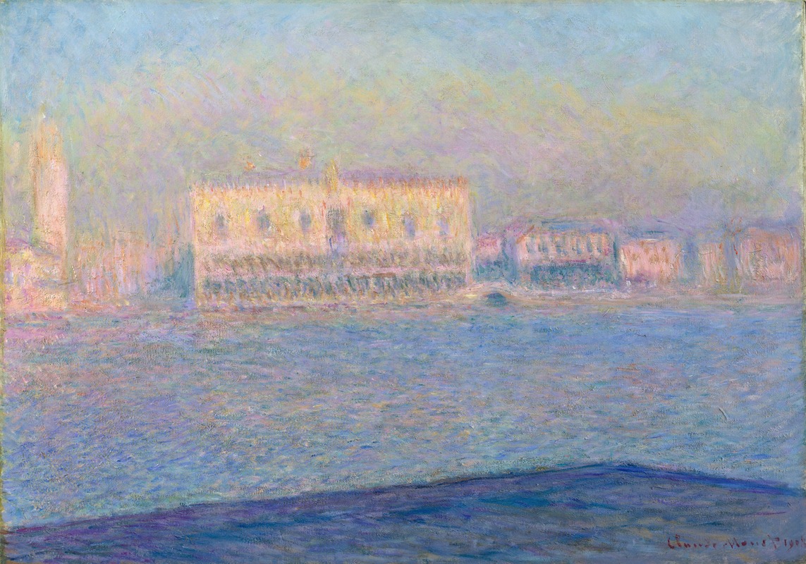 Le palais des Doges vu depuis San Giorgio Maggiore  (1908)