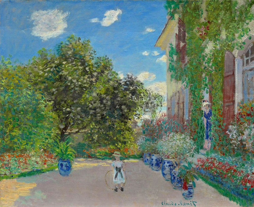 La maison de l'artiste à Argenteuil, 1873