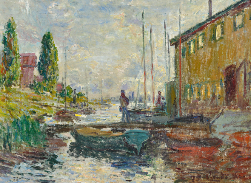 Le bassin d'Argenteuil, 1875