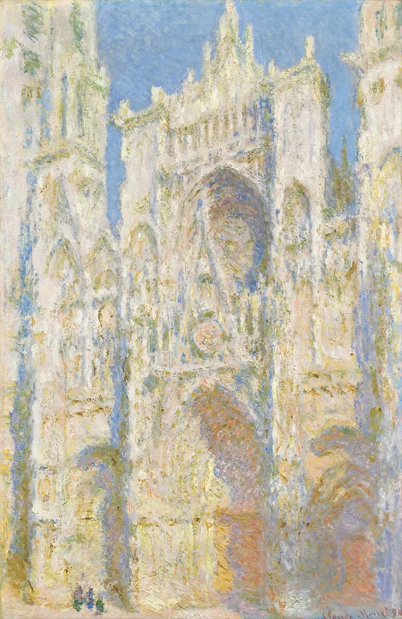 Cathédrale de Rouen, façade ouest au soleil, 1892