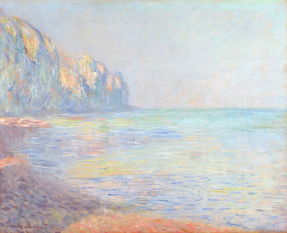 Le Matin, temps brumeux, Pourville, 1882 