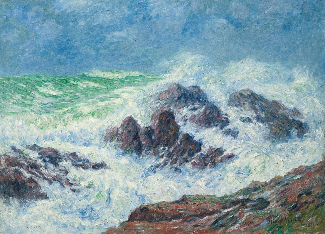  Gros Temps à Saint Grenoble, Pointe De Penmarc’h (1905)
