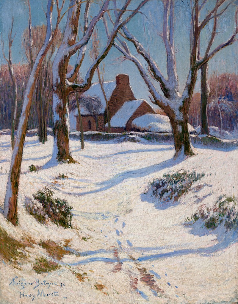  Neige en Bretagne (1892)