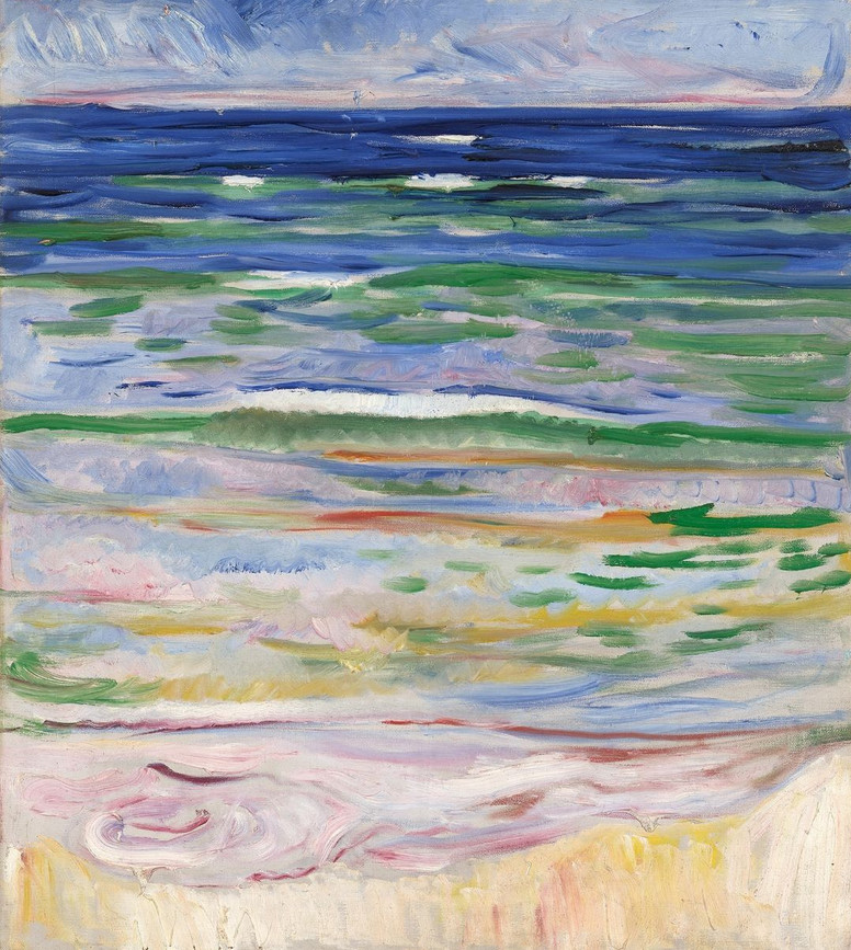 Paysage marin de Warnemünde, 1908