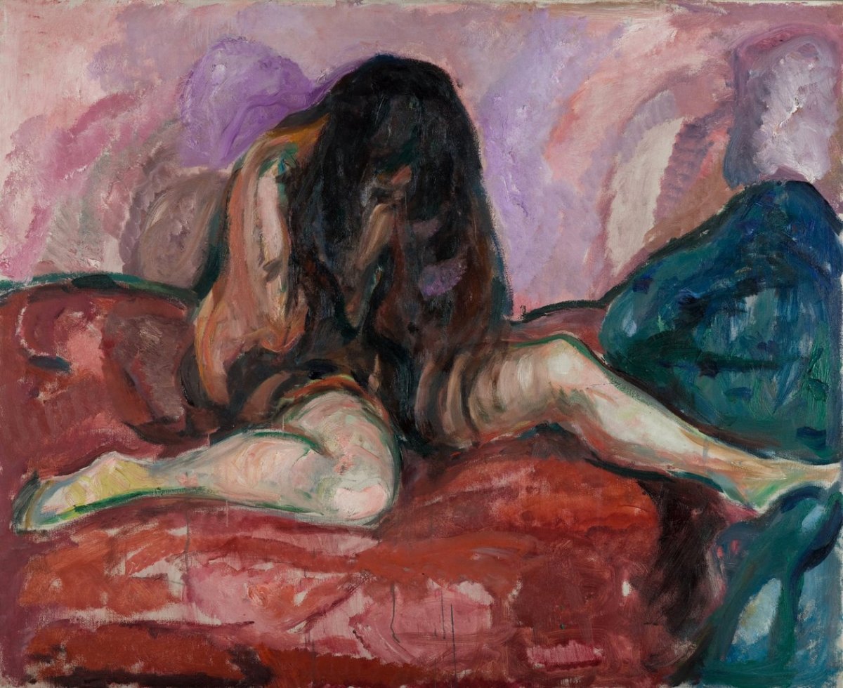 Nu en pleurs, 1913
