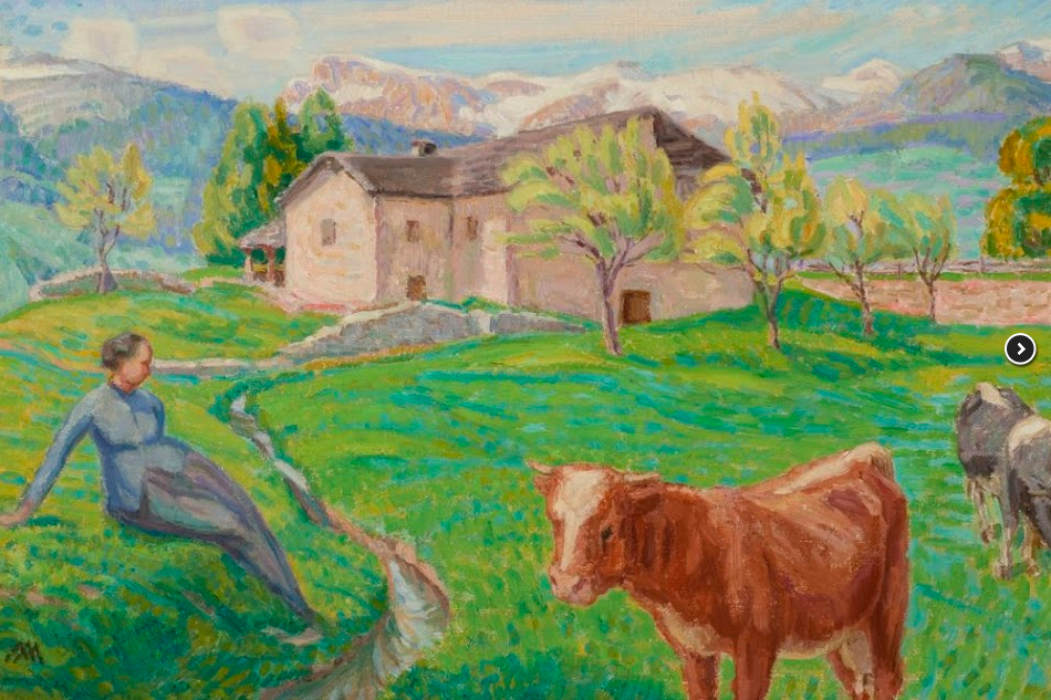 La vache, 37 x 55 cm