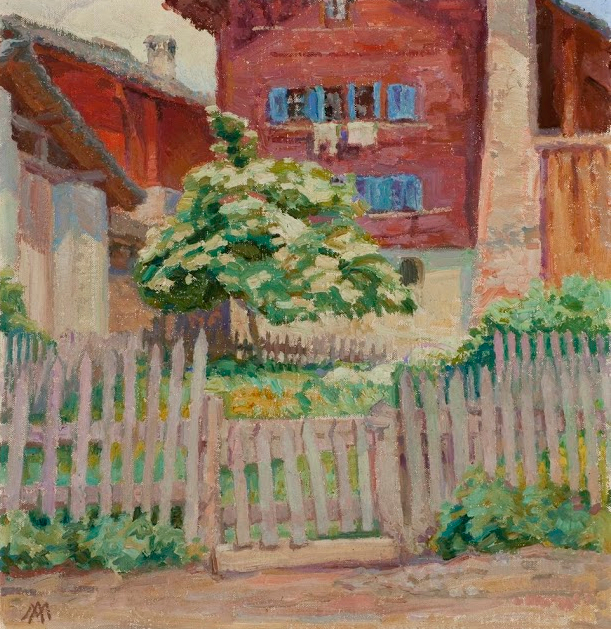 Sureau fleuri, 33 x 32 cm