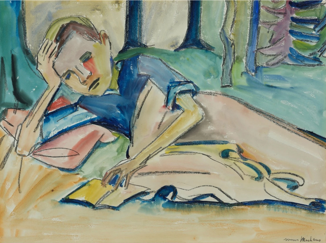 Garçon lisant, vers 1924/26 