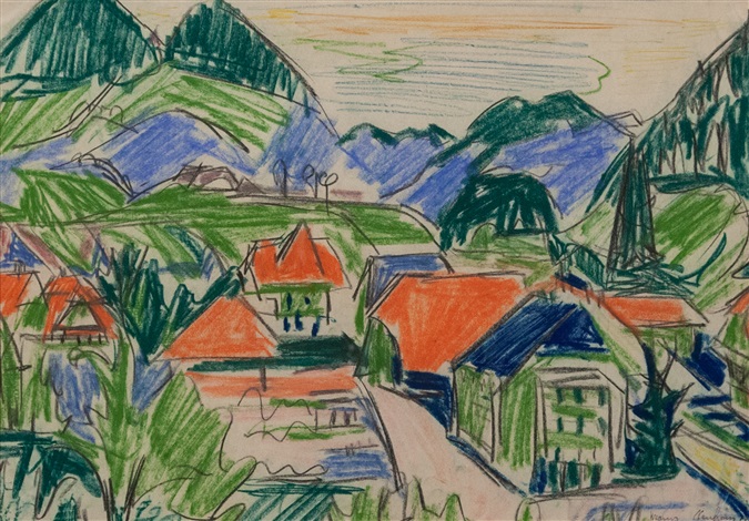 Campagne en été près d'Oschwand