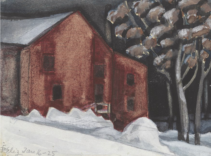 Étude pour« Old House, Elizabeth, New Jersey »