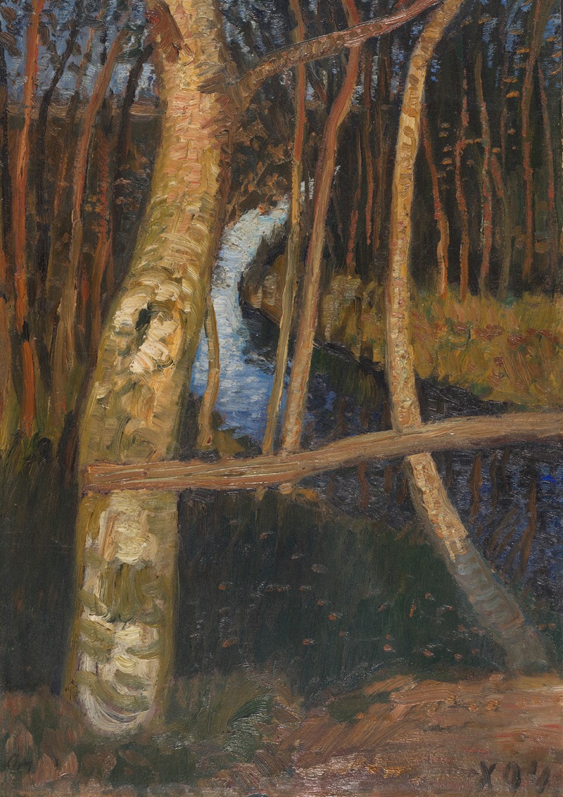 Bouleaux au bord du Moorgraben (1904)