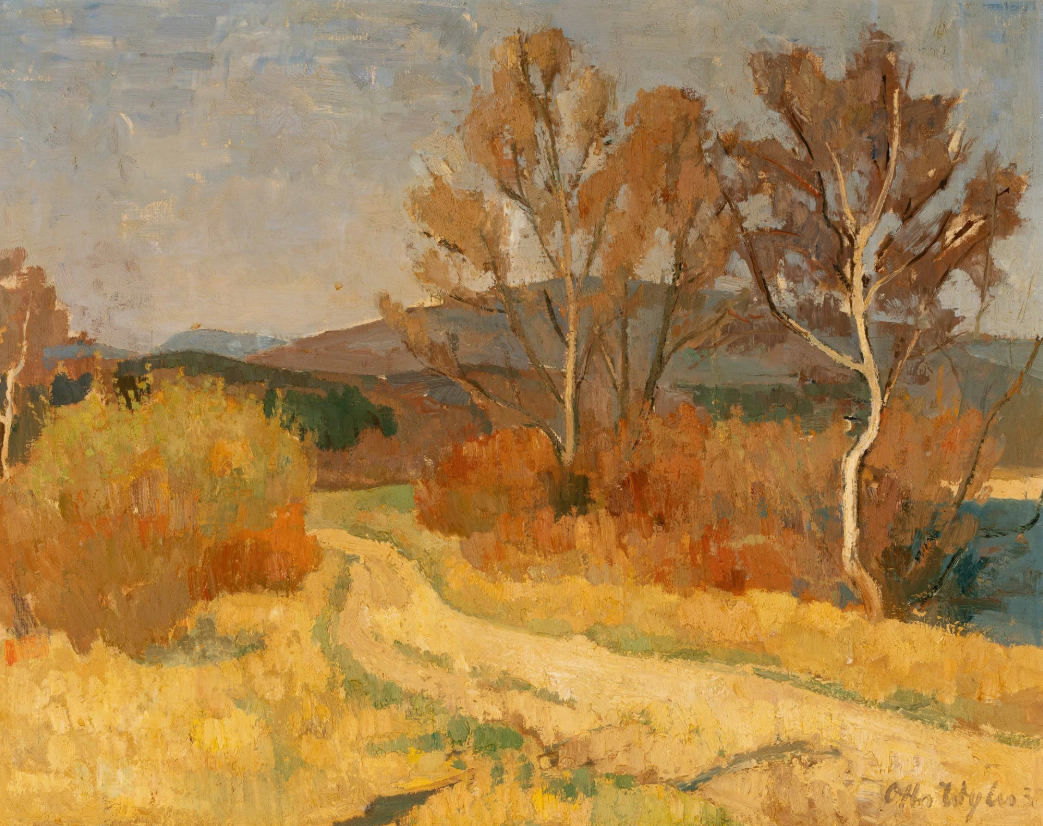 Paysage en été, daté de 1938