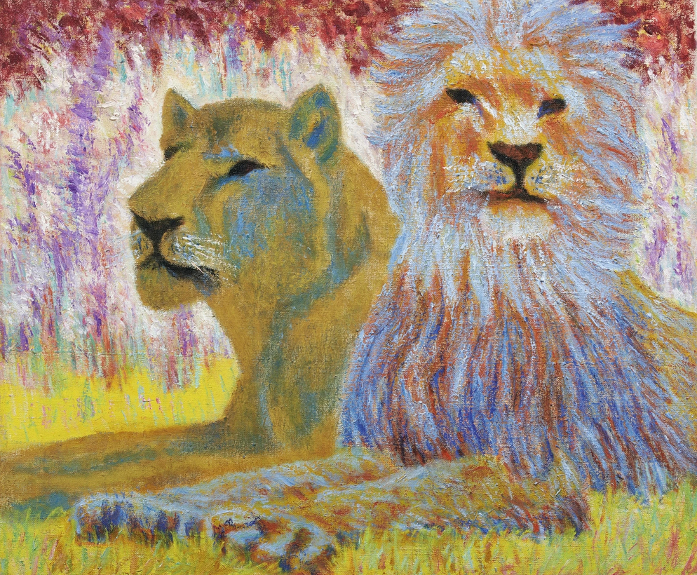 Deux lions