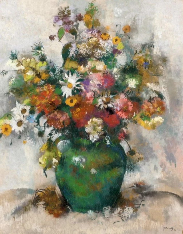 Fleurs dans un vase vert, 1931