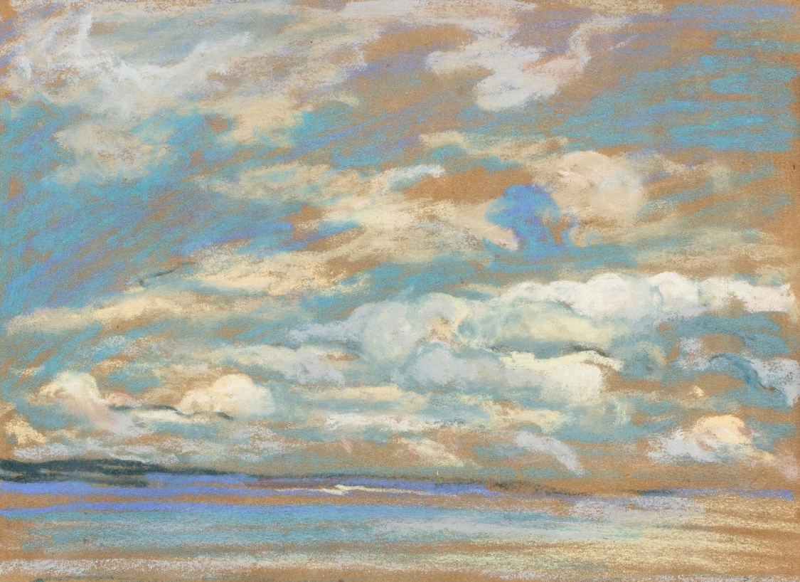La plage, pastel