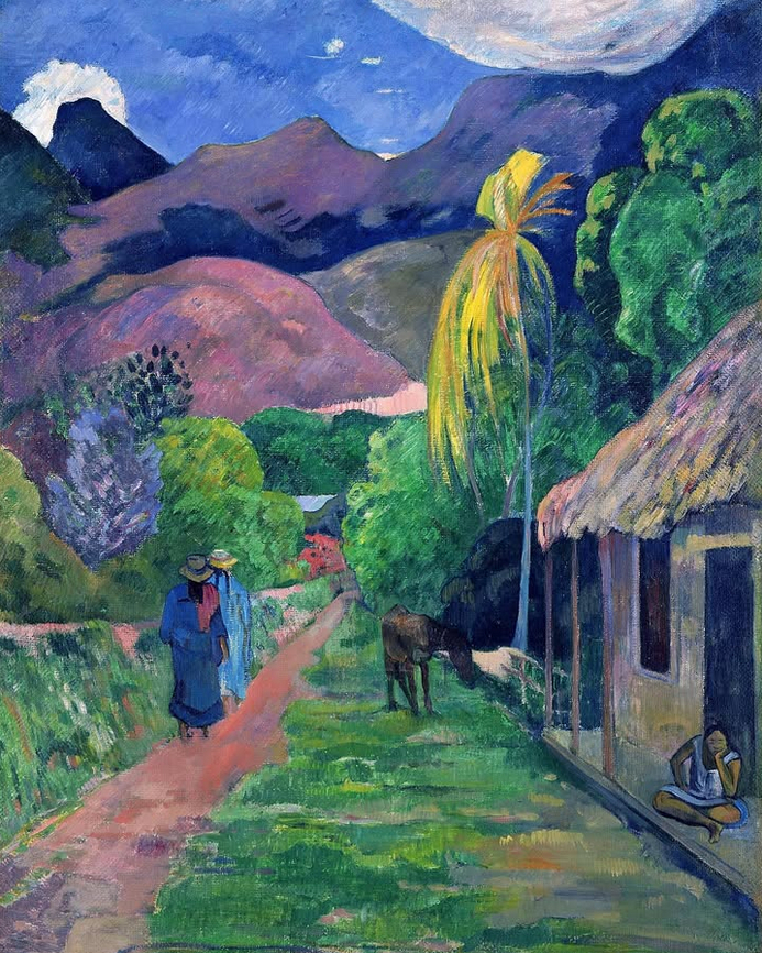 Rue à Tahiti, 1891