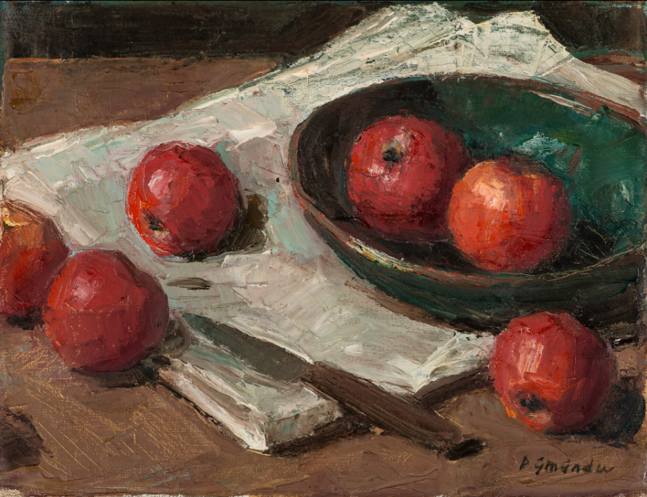 Nature morte aux pommes, 1955