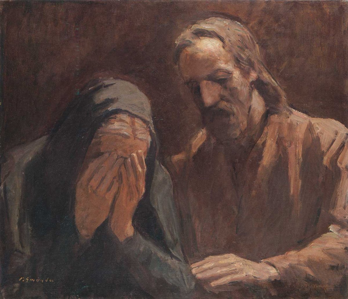 Jésus consolant la veuve