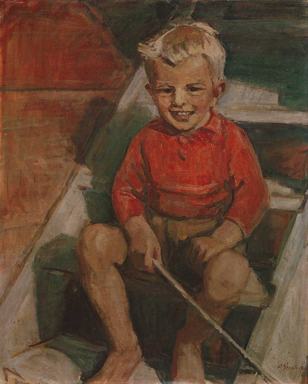 Portrait de garçon (Fritzli), 1944