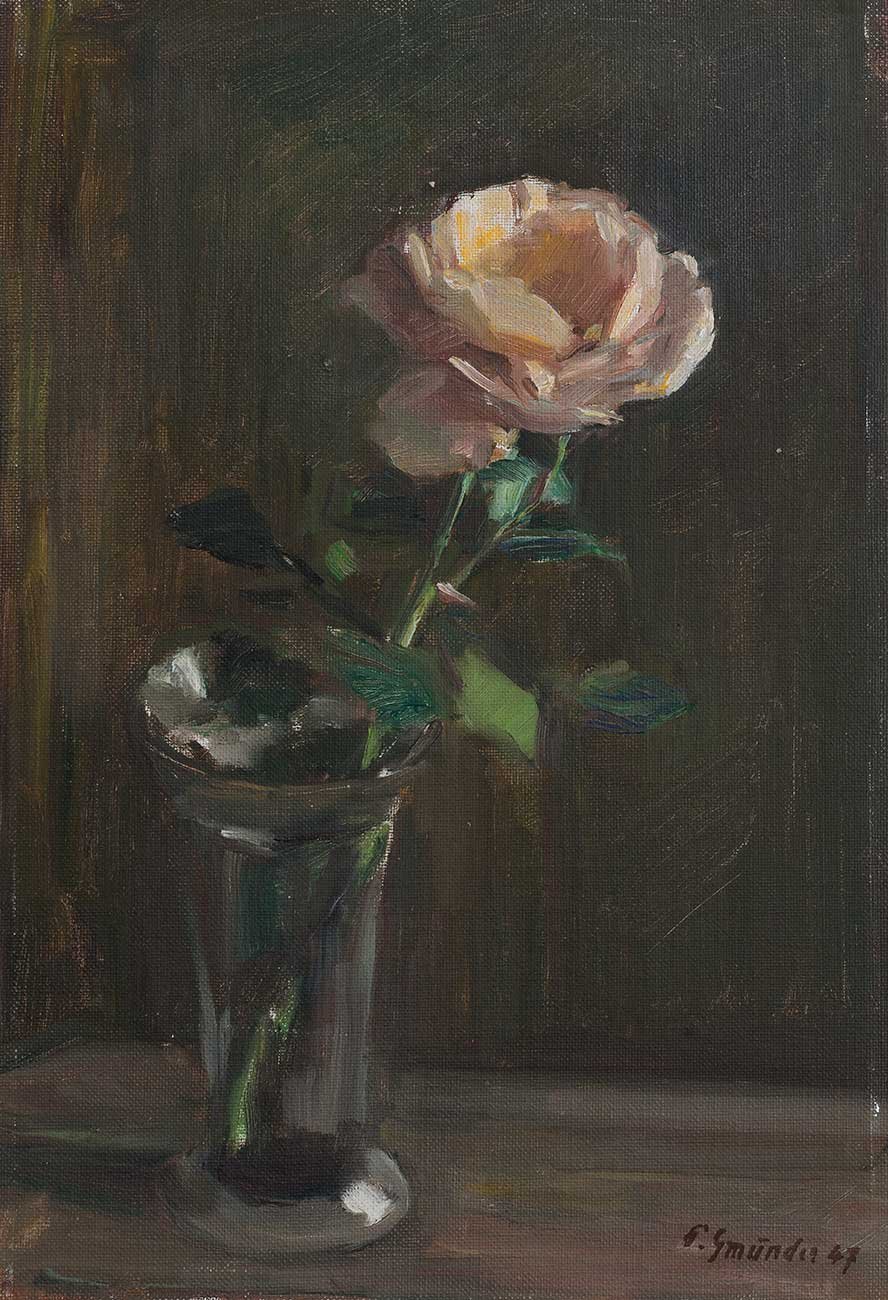 Rose dans un vase, 1947