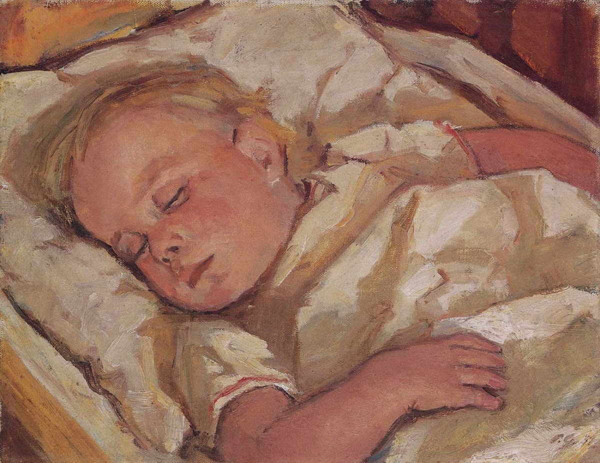 Enfant endormi, 1928