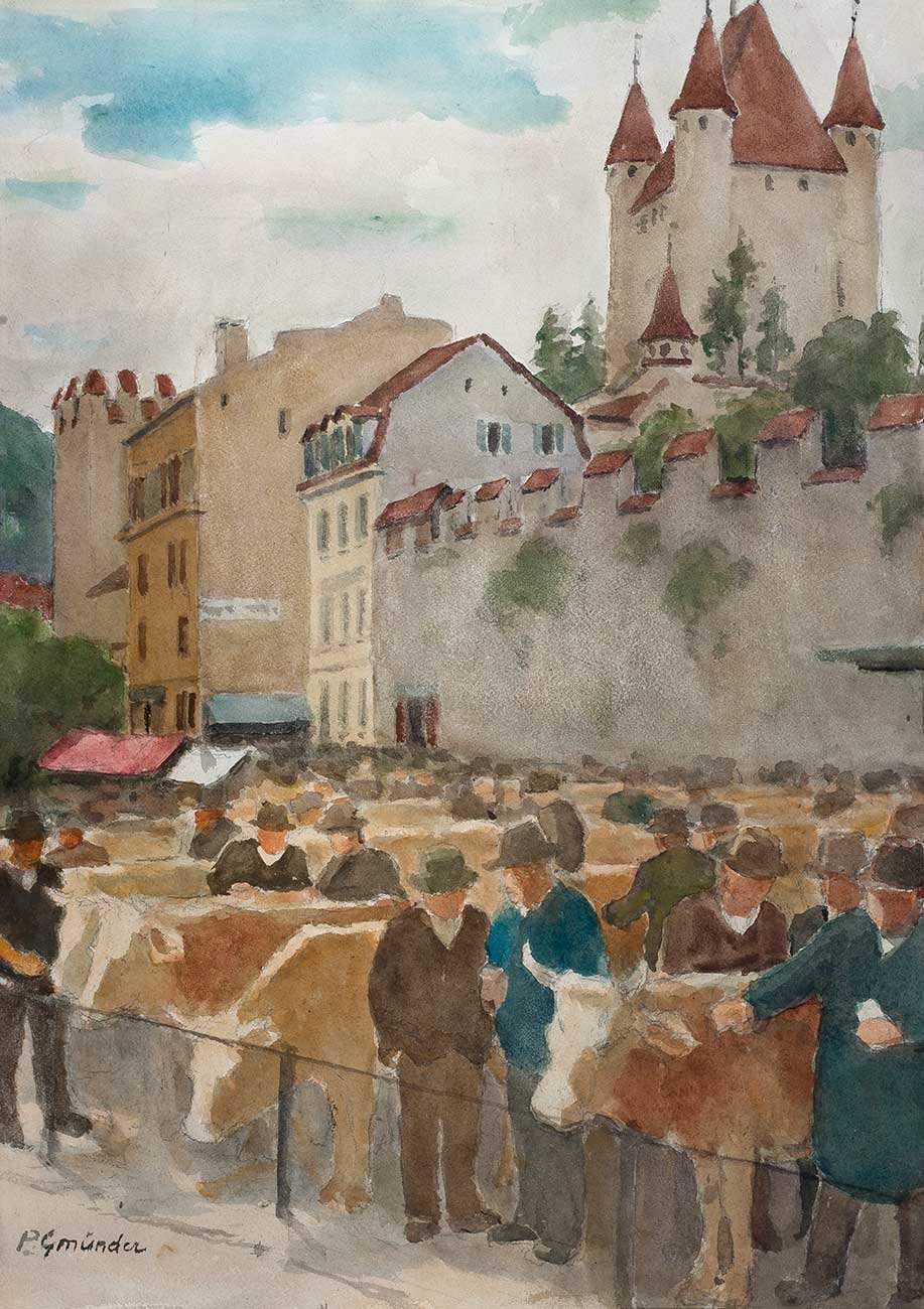 Marché aux bestiaux de Thoune, 1967