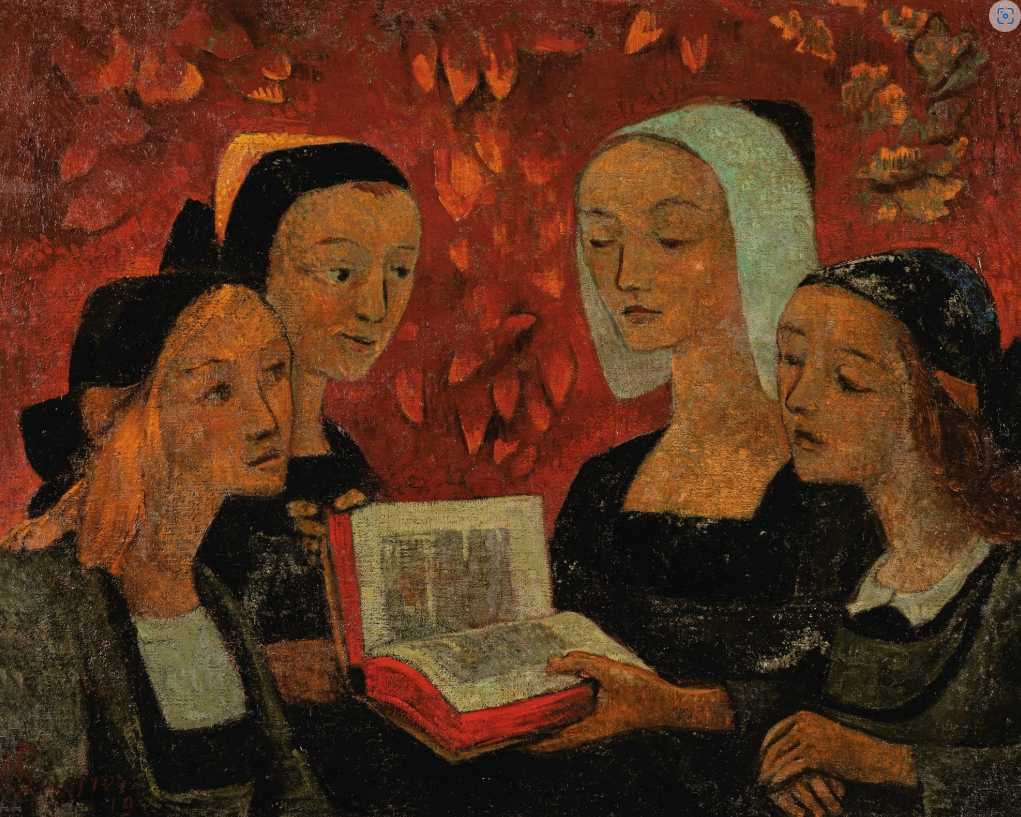 La lecture, 1919