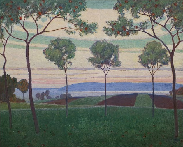 Les trois arbres, 1908