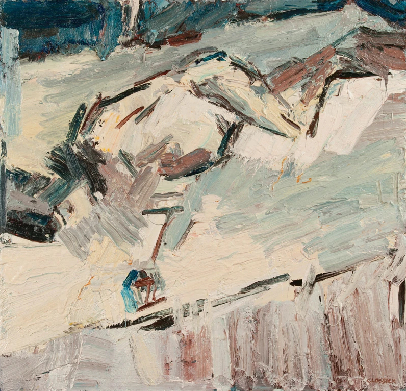 Jane enceinte - Huile sur carton, 2011-12, 80 x 82 cm