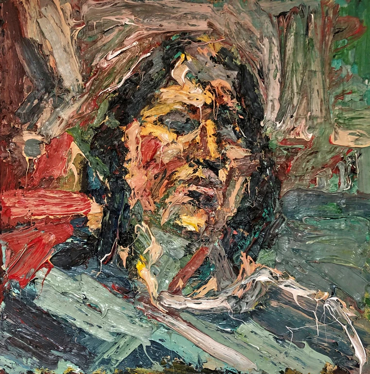 Liberté - Huile sur panneau de bois, 2019, 68 x 68 cm