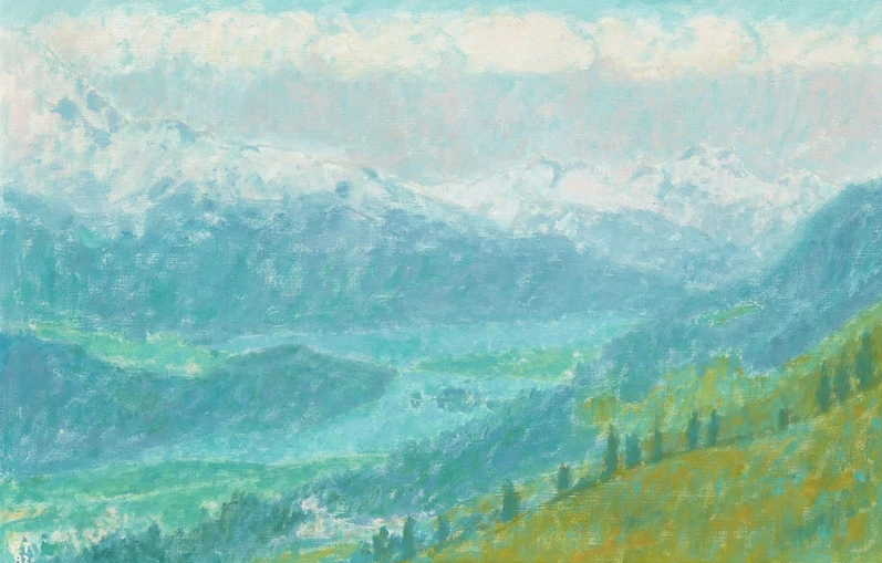 Début de l'été en Engadine, 1992