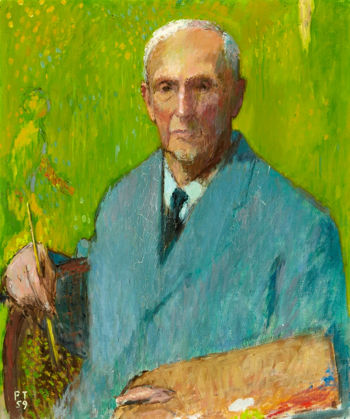 Portrait du peintre Cuno Amiet, 1959