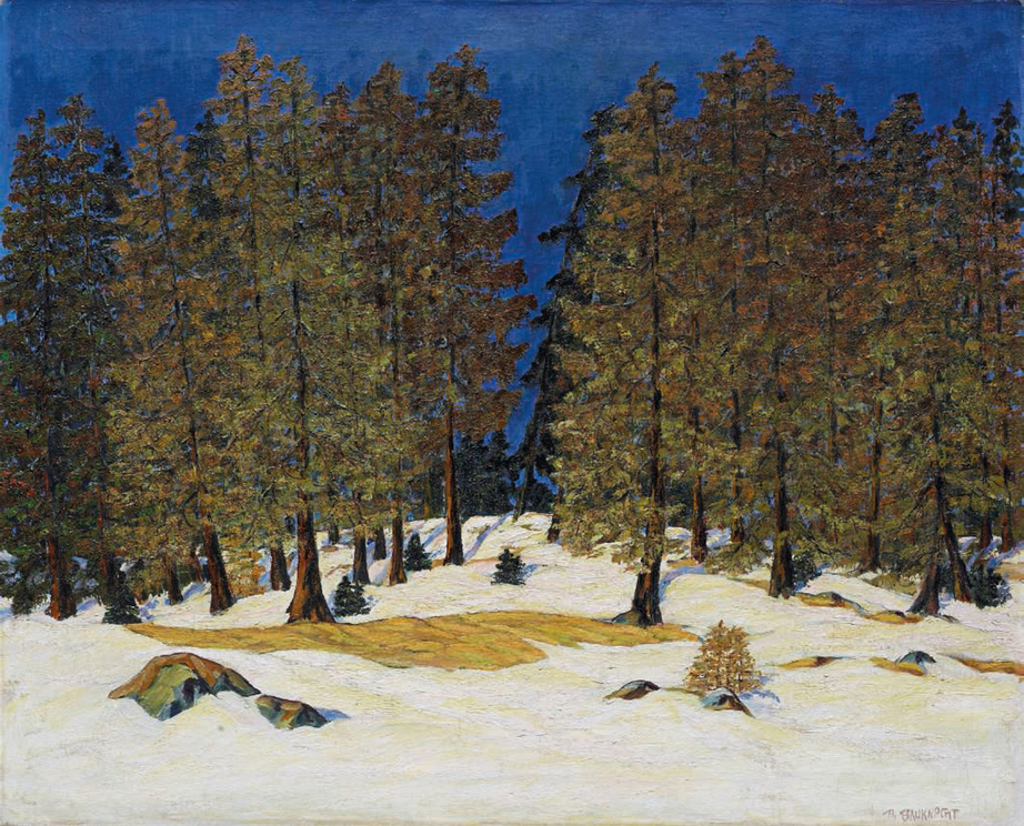 Printemps en forêt, vers 1912 