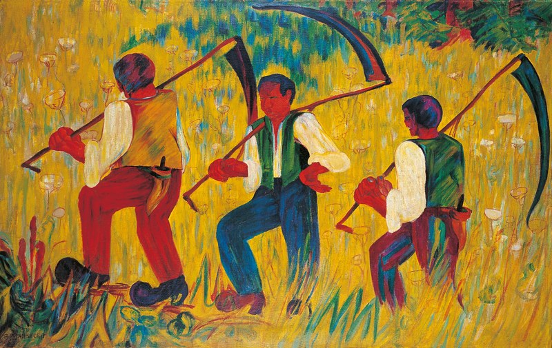 Trois faucheurs, 1920 - 1923