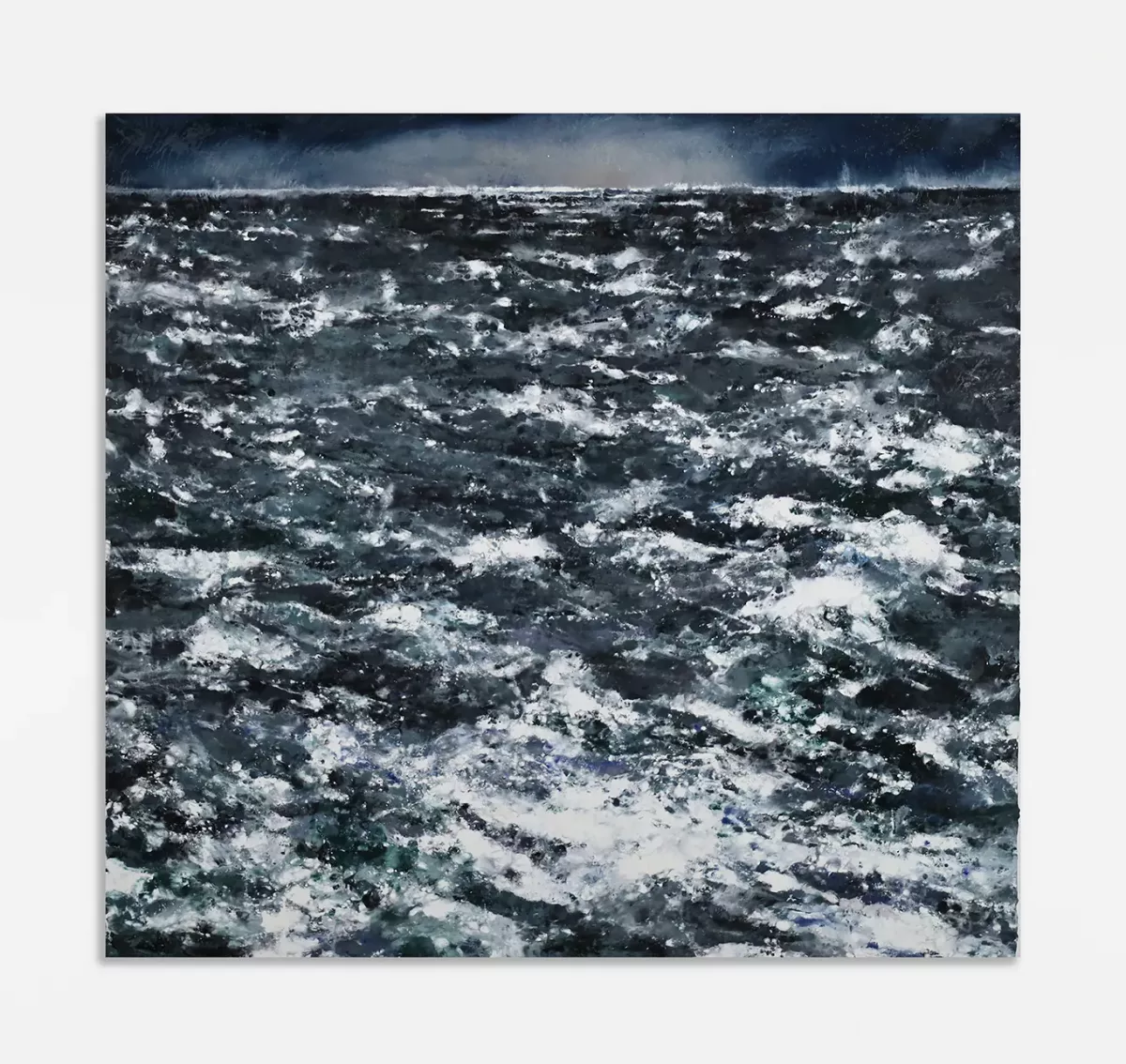 Mer agitée au crépuscule, 2024