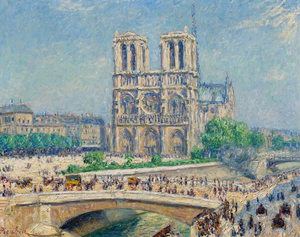 Notre-Dame, effet de soleil (1906)