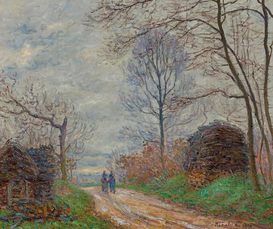 Chemin des Sablons à Moret (1904)