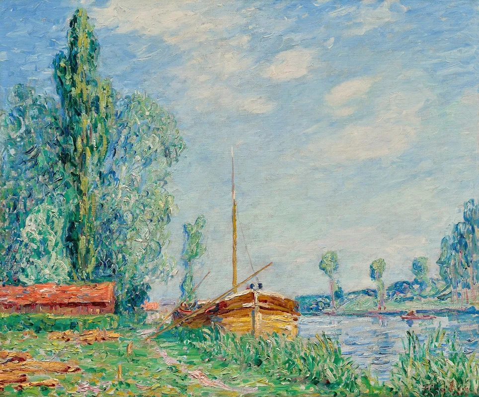Le Loing à Nemours (1908)