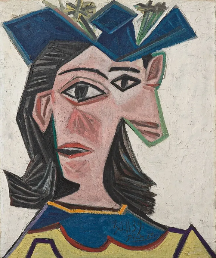 Buste de femme au chapeau (Dora), 1939