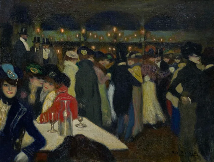 Le Moulin de la Galette, peint autour de 1900