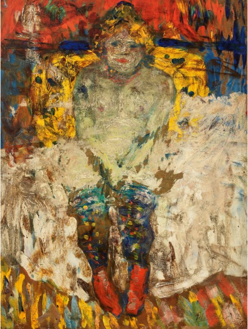 La femme aux bas bleus