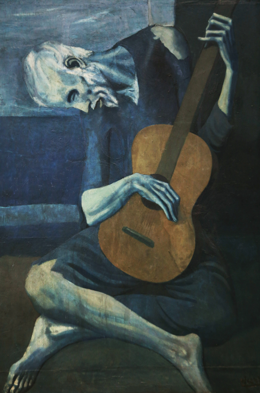 Le vieux guitarriste aveugle, 1903
