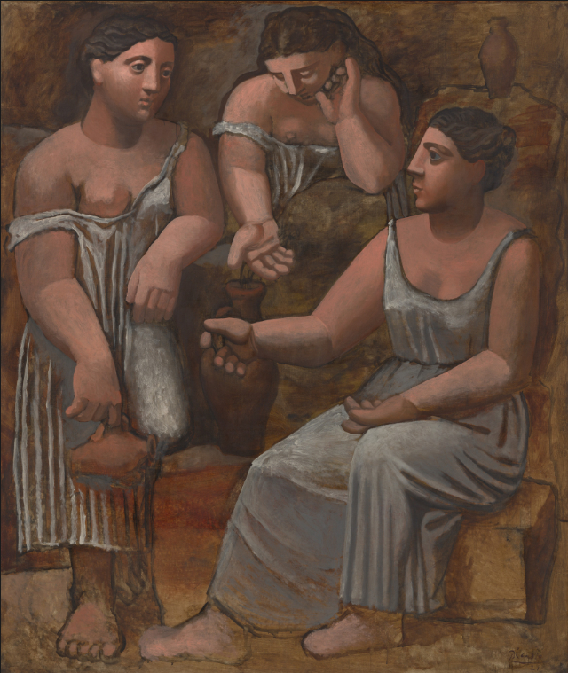 Trois femmes à la fontaine, 1921