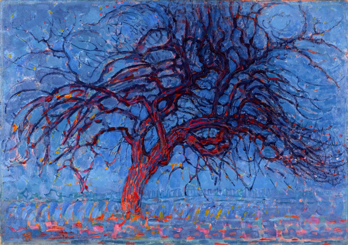 Avond (soirée) - L'arbre rouge, 1908-10 