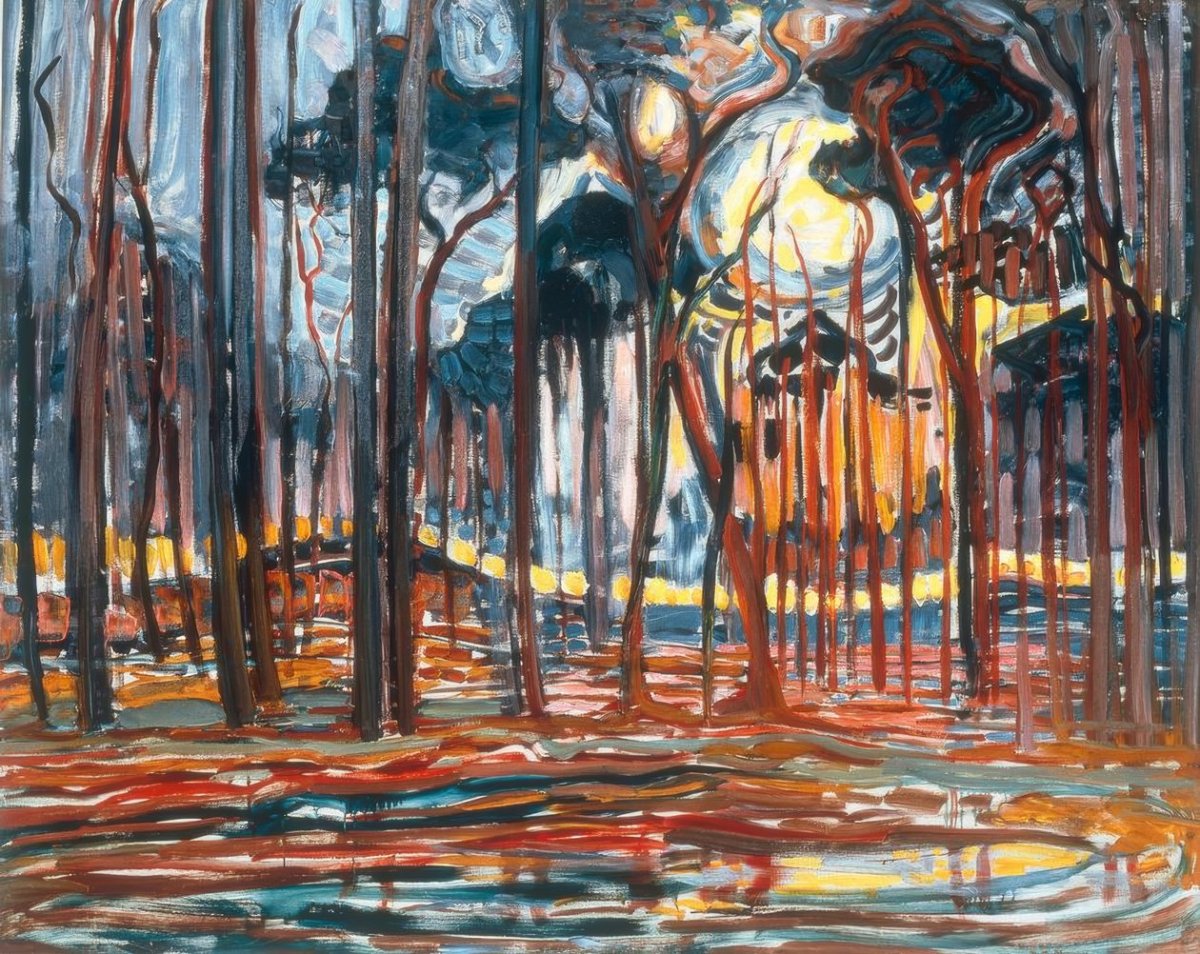 Forêt près d'Oele, 1908