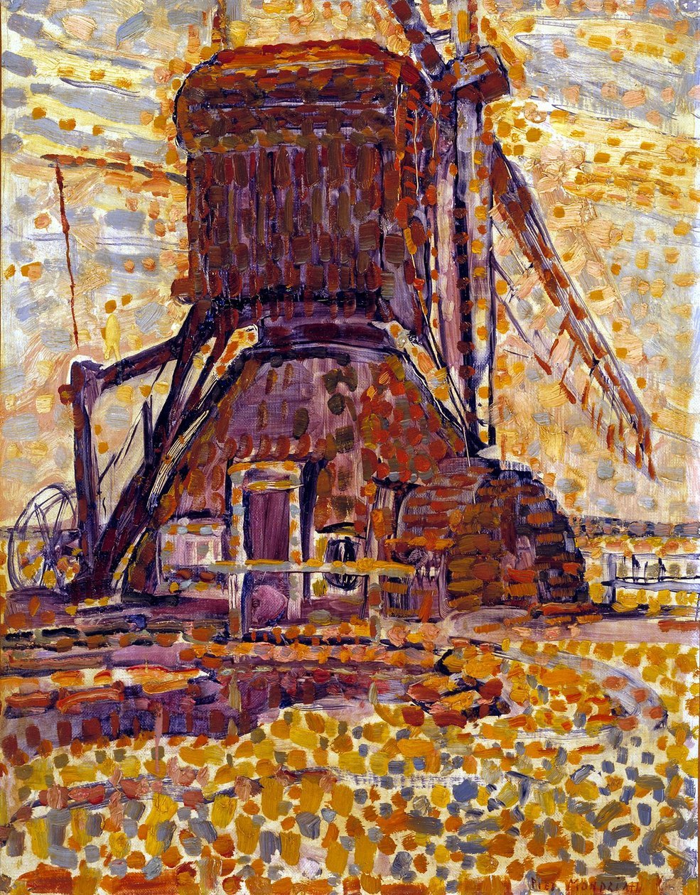 Le moulin Winkel, 1908
