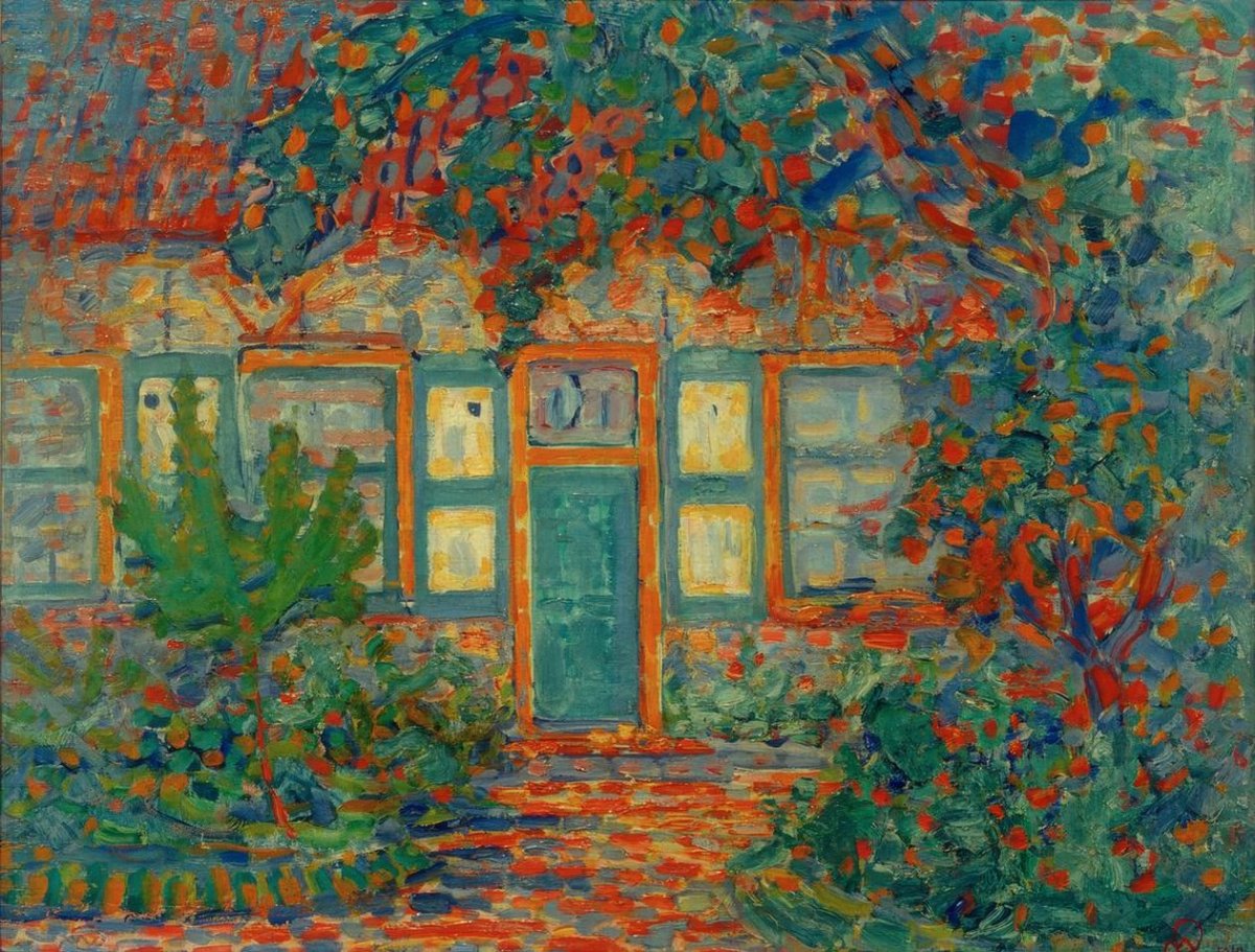 Maisonnette au coucher du soleil, 1909