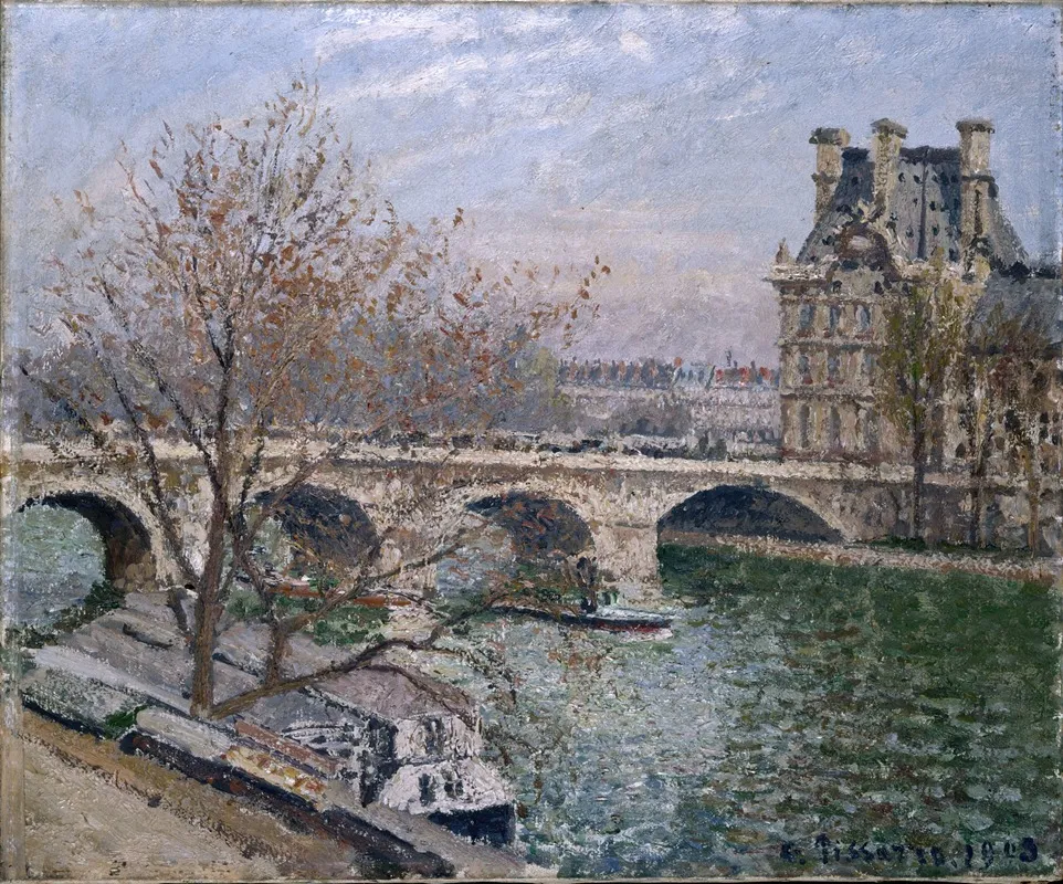 Le Pont Royal et le Pavillon de Flore (1903)