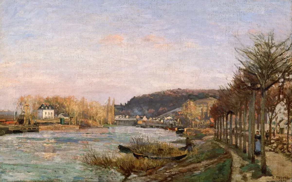 La Seine à Bougival, 1870