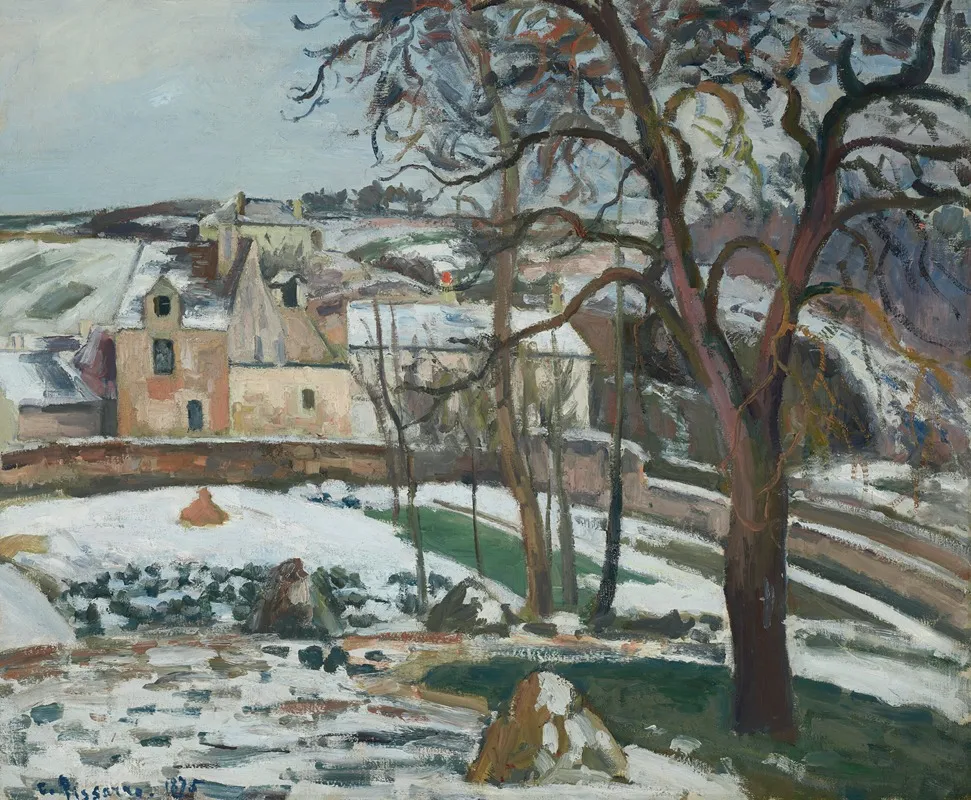 Effet de neige à L’Hermitage, Pontoise (1875)